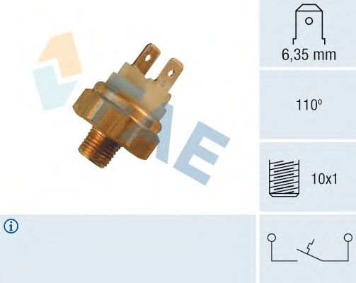 Temperature Switch, coolant warning lamp 35480