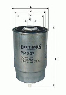 Brandstoffilter PP845/1
