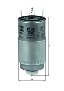 Fuel filter KC 69