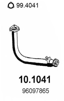 Tubo gas scarico 10.1041