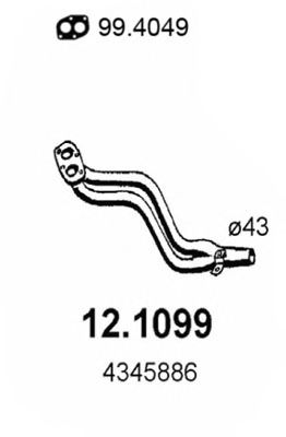 Exhaust Pipe 12.1099