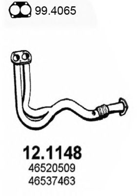 Exhaust Pipe 12.1148