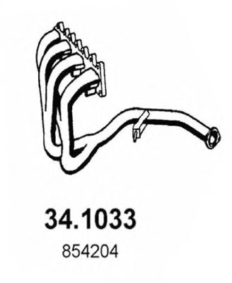 Exhaust Pipe 34.1033