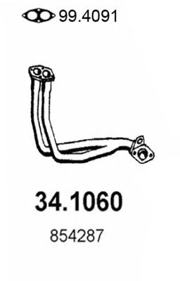 Exhaust Pipe 34.1060