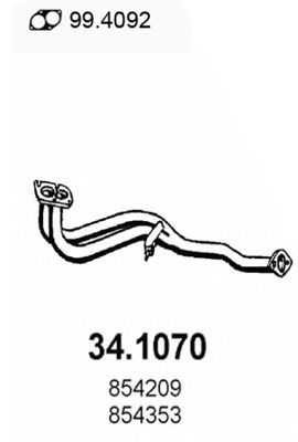 Exhaust Pipe 34.1070