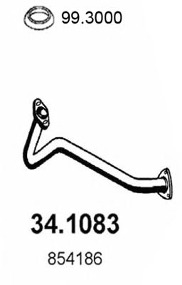 Exhaust Pipe 34.1083
