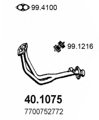 Exhaust Pipe 40.1075
