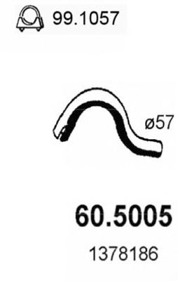 Exhaust Pipe 60.5005