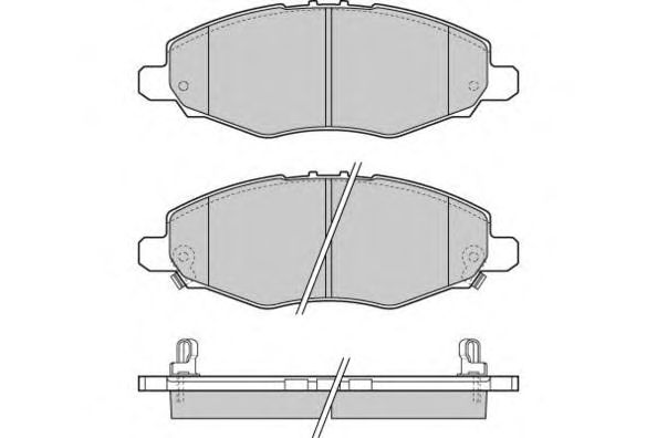 Brake Pad Set, disc brake 12-1272