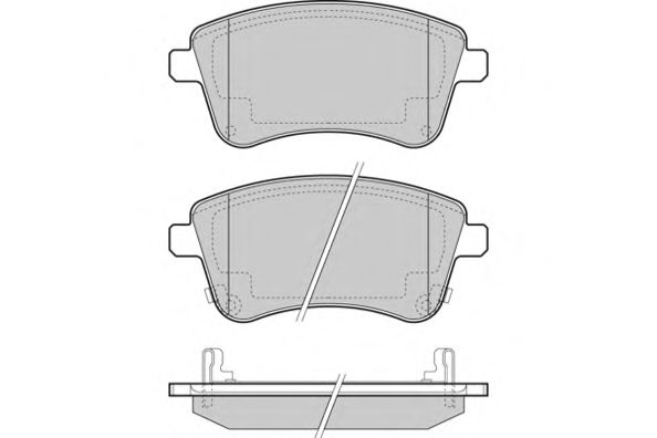 Brake Pad Set, disc brake 12-1486