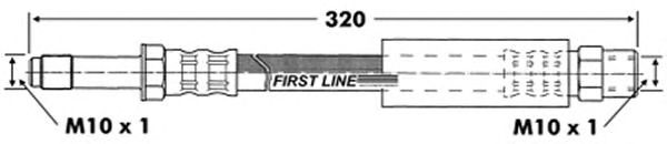 Tubo flexible de frenos FBH6740