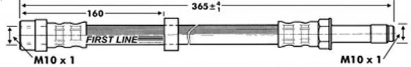Tubo flexível de travão FBH6873
