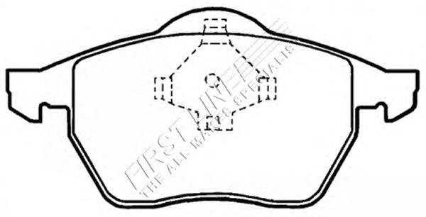 Brake Pad Set, disc brake FBP3271