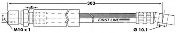 Flessibile del freno FBH6353