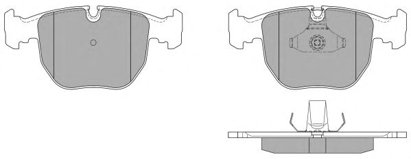 Brake Pad Set, disc brake FBP-1332
