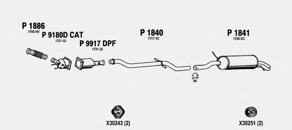 Exhaust System CI432