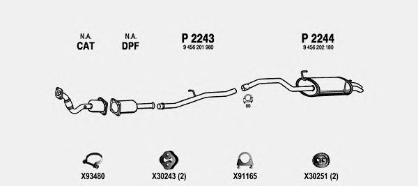 Exhaust System FI714
