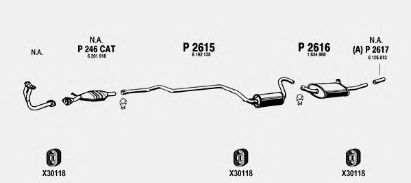 Exhaust System FO046