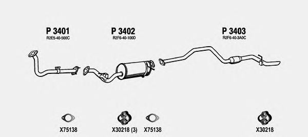 Exhaust System MA301