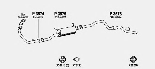 Exhaust System MA401