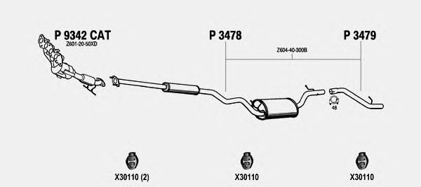 Exhaust System MA605