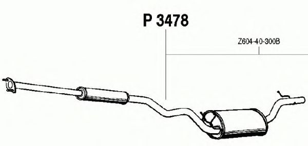 Middle Silencer P3478
