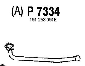 Exhaust Pipe P7334