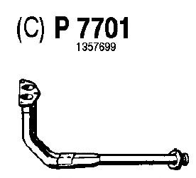 Exhaust Pipe P7701