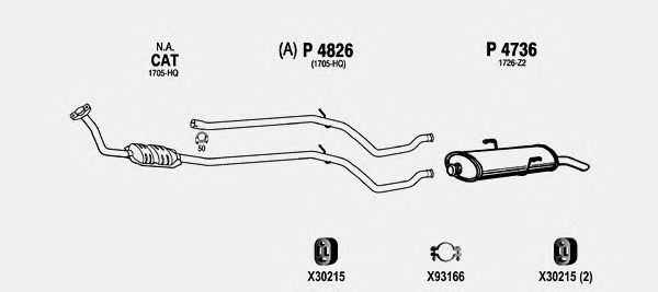 Exhaust System PE522