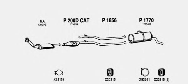 Exhaust System PE610