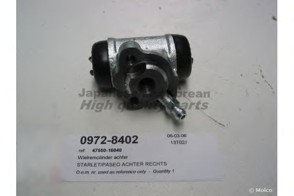 Wheel Brake Cylinder 0972-8402
