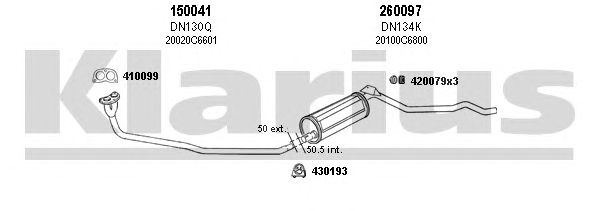Exhaust System 270100E
