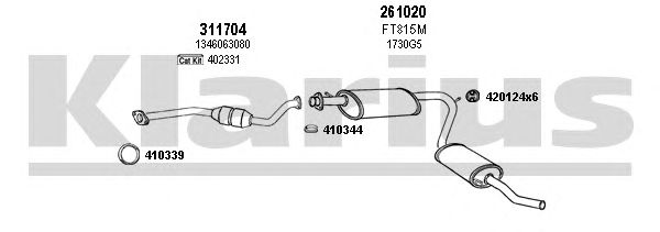 Exhaust System 180644E