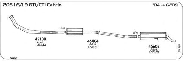 Exhaust System PE035