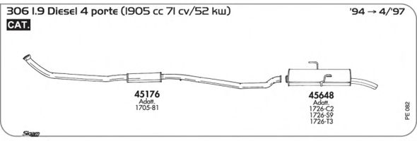 Exhaust System PE082