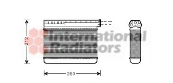 Heat Exchanger, interior heating 06006166