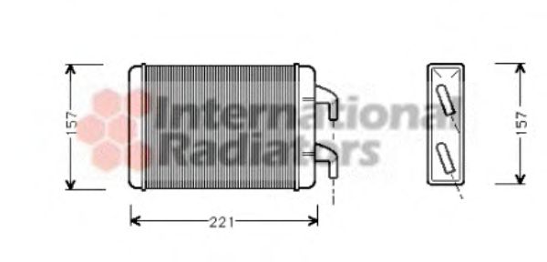 Heat Exchanger, interior heating 37006007