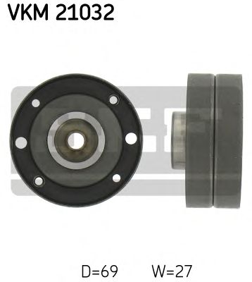 Deflection/Guide Pulley, timing belt VKM 21032