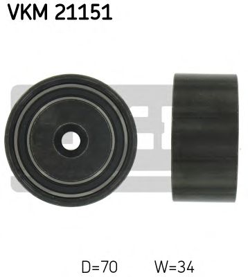 Deflection/Guide Pulley, timing belt VKM 21151