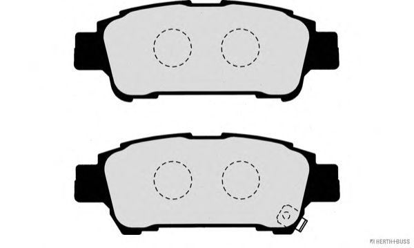 Brake Pad Set, disc brake J3612019