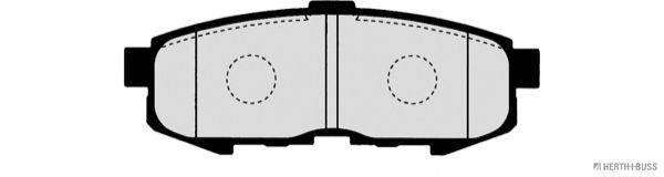 Brake Pad Set, disc brake J3613022