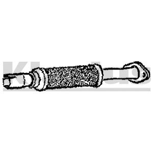 Flexible Pipe, exhaust system 110356