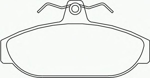 Комплект тормозных колодок, дисковый тормоз P 86 005