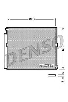 Condensator, airconditioning DCN50021