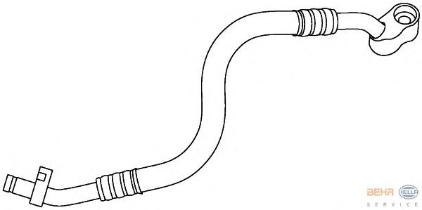 High-/Low Pressure Line, air conditioning 9GS 351 337-501