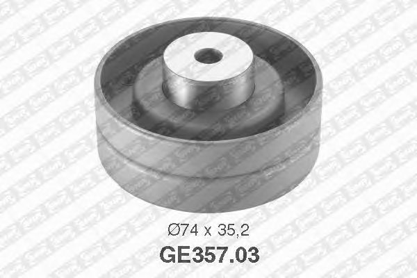Deflection/Guide Pulley, timing belt GE357.03