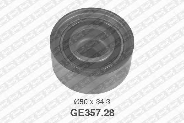 Deflection/Guide Pulley, timing belt GE357.28