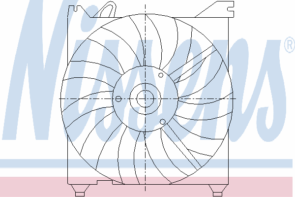 Fan, radiator 85374