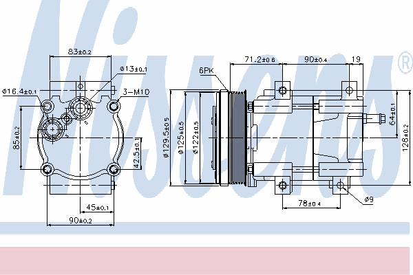 Compressor, airconditioning 89205