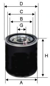 Cartucho de secador de ar, sistema de ar comprimido S 7259 A